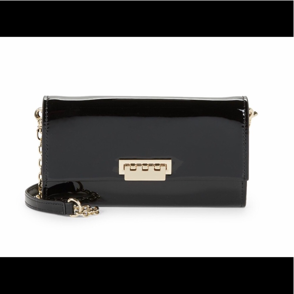 Zac Posen Black leather wallet BRAND NEW NWT